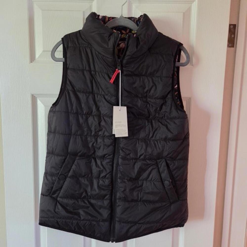 Boden Reversible Puffer Vest - Size 4 - Picture 6 of 7